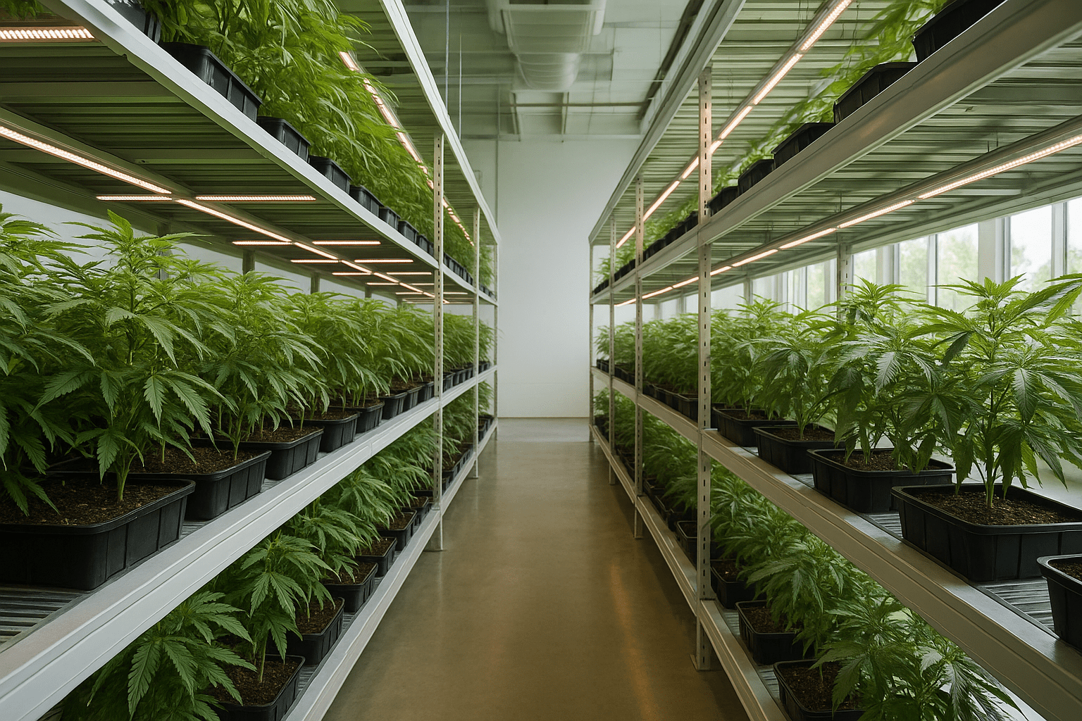 Featured image for: The Growing Influence of Vertical Farming on Cannabis Cultivation Efficiency